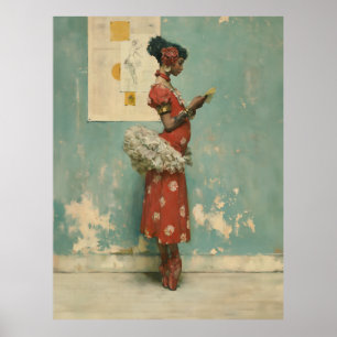 Vintage Ballet Elegance  Poster