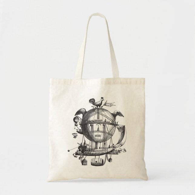 Vintage Balloon Tote Bag (Front)