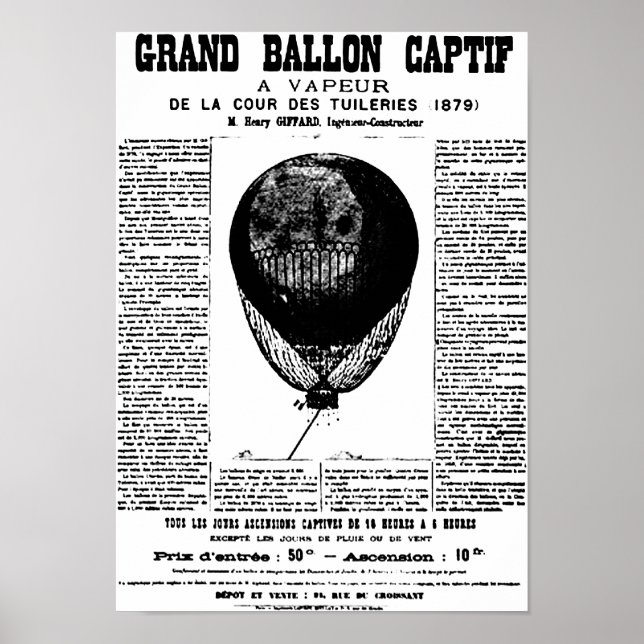 Vintage Balloons Poster (Front)
