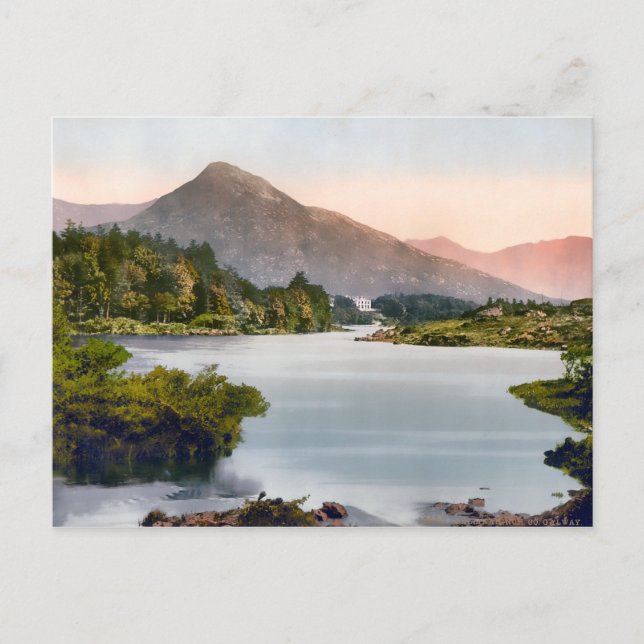 Vintage Ballynahinch Castle Ireland Postcard (Front)