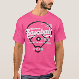 Vintage Baltimore Baseball Est 1901 Baseball Fan T-Shirt