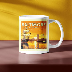 Vintage Baltimore Maryland Coffee Mug