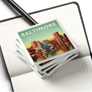 Vintage Baltimore Maryland Magnet