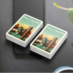 Vintage Baltimore Maryland Playing Cards