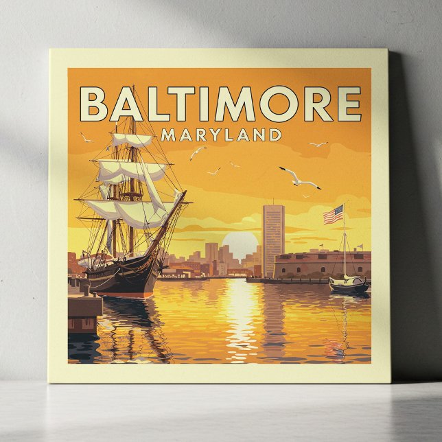 Vintage Baltimore Maryland Tile (Creator Uploaded)