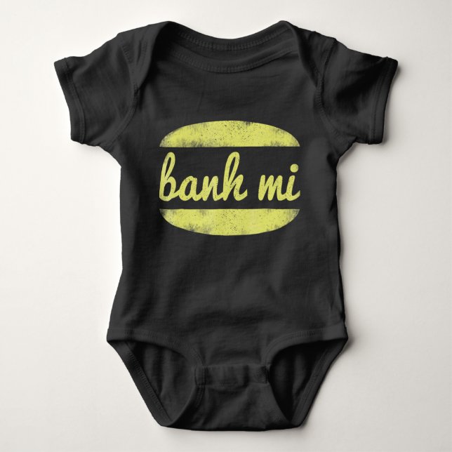 Vintage Banh Mi| Food Street Baby Bodysuit (Front)