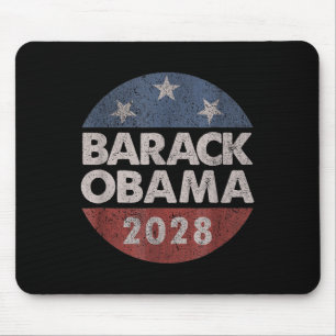 Vintage Barack Obama 2028 Obama For President Elec Mouse Pad