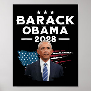 Vintage Barack Obama For President 2028 - Obama 28 Poster