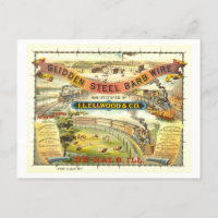 Vintage Barbed Wire Product Advertisement