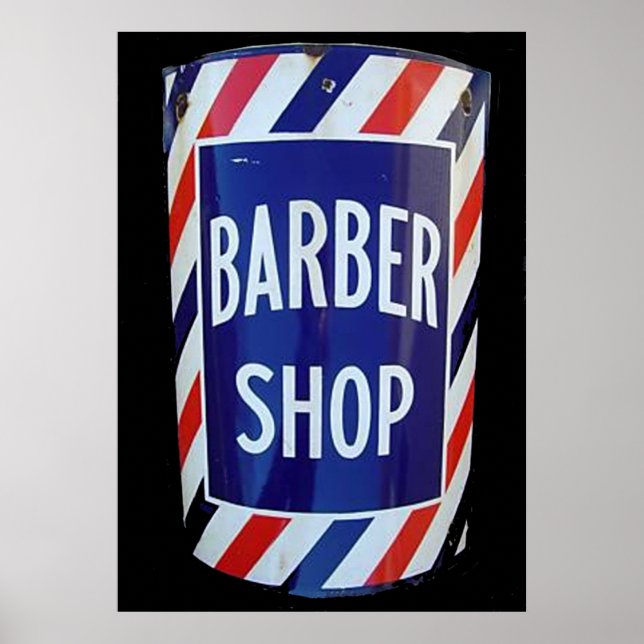vintage barber shop sign (Front)