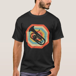Vintage Baritone Horn Banjo Silhouette T-Shirt