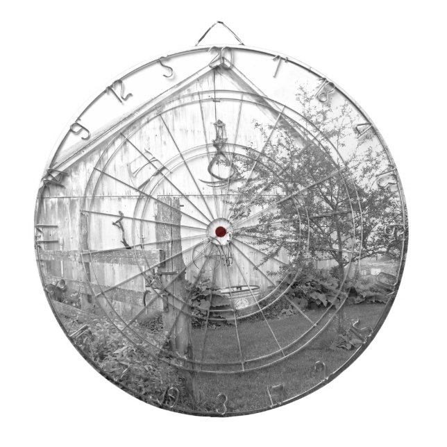 Vintage Barn Dartboard (Front)