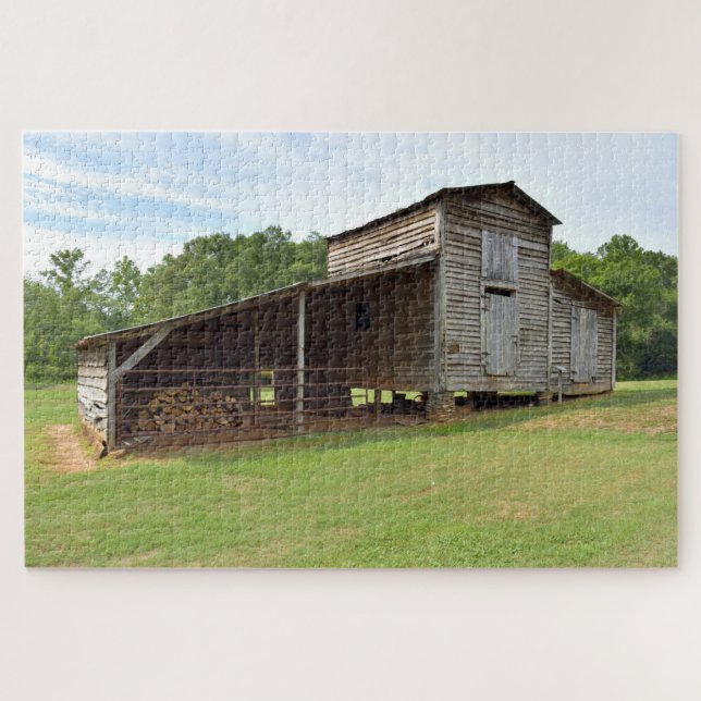 Vintage Barn Shed Jigsaw Puzzle (Horizontal)
