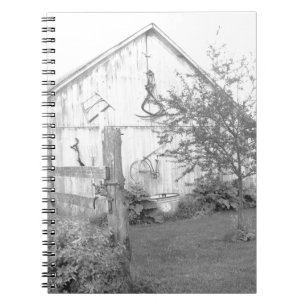 Vintage Barn Spiral Notebook