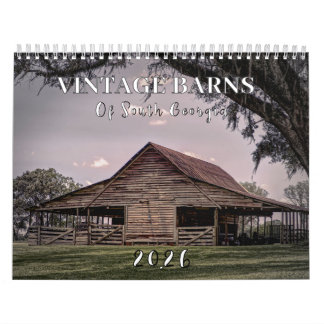 Vintage Barns in South Georgia Calendar