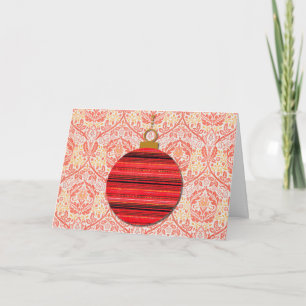 Vintage Baroque Christmas Card