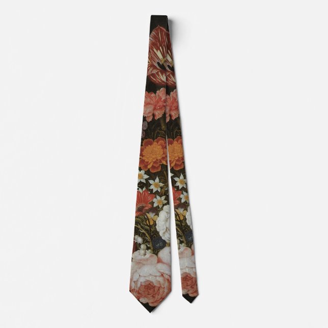 Vintage Baroque, Flower Piece by Bosschaert, Elder Tie (Front)