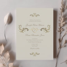 Vintage Baroque Gold Romantic Wedding