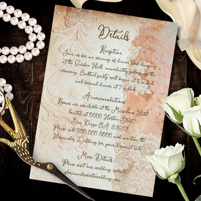 Vintage Baroque Mexican Lace Details Art Enclosure (Creator Uploaded)