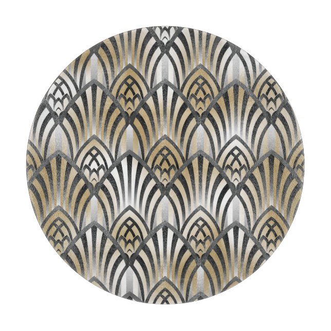 Vintage Baroque: Ornamental Seamless Pattern Cutting Board (Front)