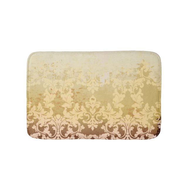 Vintage baroque pattern, ornamental luxury. bath mat (Front)