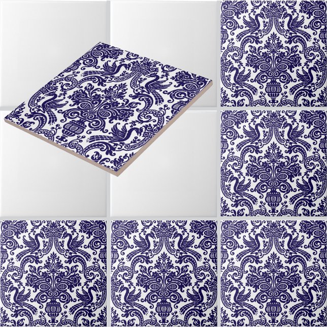 Vintage Baroque Style Brocade Pattern Tile (Creator Uploaded)
