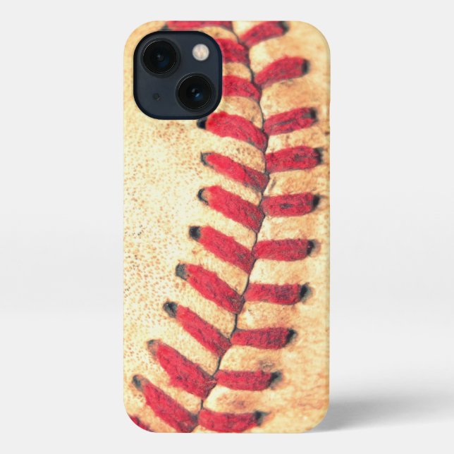 Vintage baseball ball  iPhone case (Back)