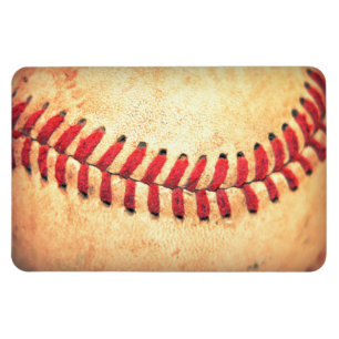 Vintage baseball ball magnet