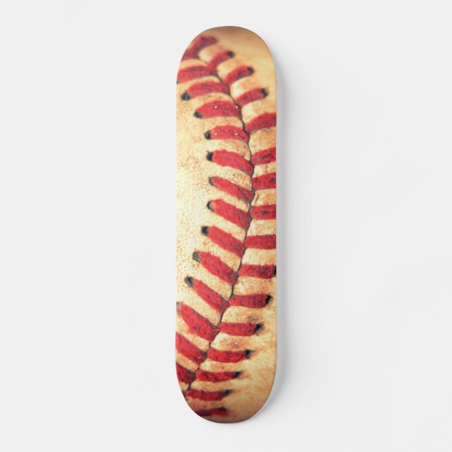 Vintage baseball ball skateboard (Front)