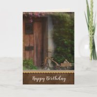 Vintage Baseball Bat and Glove Birthday
