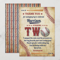 Vintage Baseball Boys 2nd Birthday