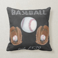 Vintage Baseball Chalkboard Design