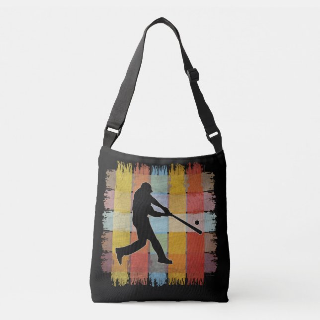 Vintage Baseball Crossbody Bag (Front)