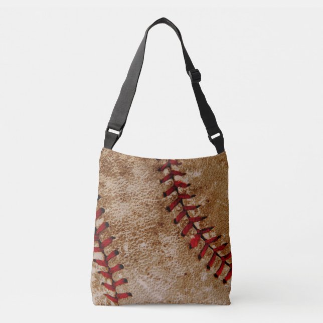 Vintage Baseball Crossbody Bag (Front)