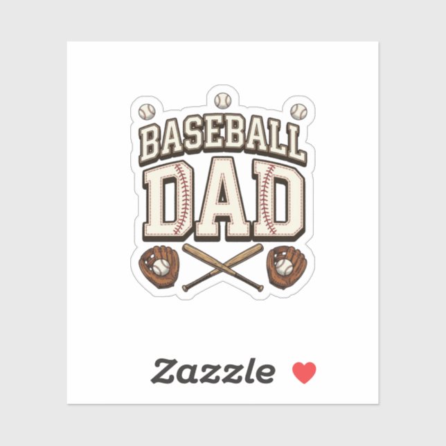 Vintage Baseball Dad Father’s Day (Sheet)