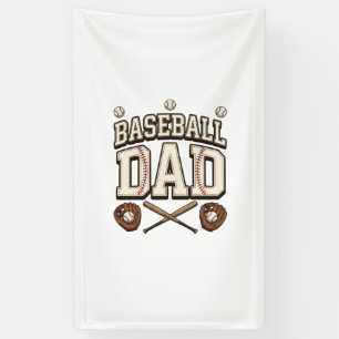 Vintage Baseball Dad Father’s Day Banner