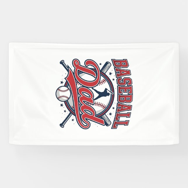 Vintage Baseball Dad Shirt Design_1 Banner (Horizontal)