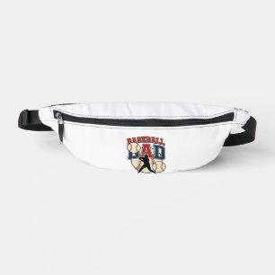 Vintage Baseball Dad Shirt Design_1 Bum Bags