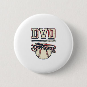 Vintage Baseball Dad Vector Shirt Design_1 6 Cm Round Badge