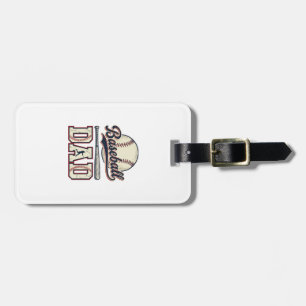 Vintage Baseball Dad Vector Shirt Design_1 Luggage Tag