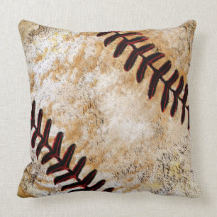 Vintage Baseball Decor for Guys, Vintage Baseball Cushion