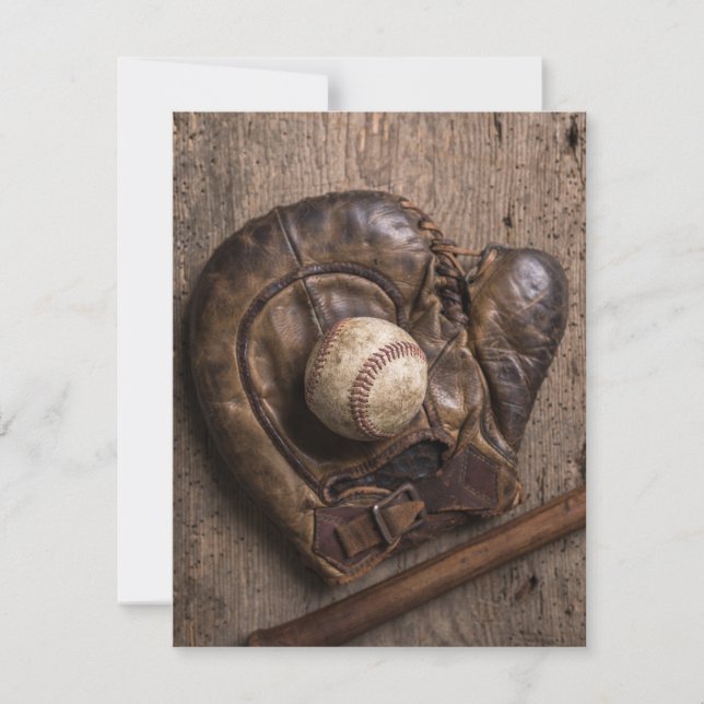 Vintage Baseball Equipment (Front)