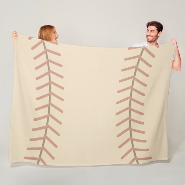 Vintage Baseball Fleece Blanket  (In Situ)