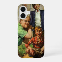 Vintage Baseball Game, Children Boys Sports Player
