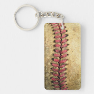 Vintage Baseball Key Ring