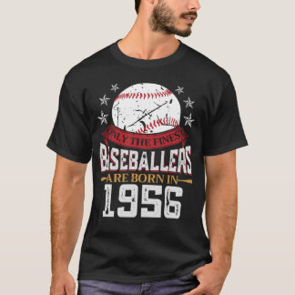 Vintage Baseball Legend Since 1956 67 Years Baseba T-Shirt