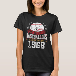 Vintage Baseball Legend Since 1968 55 Years Baseba T-Shirt