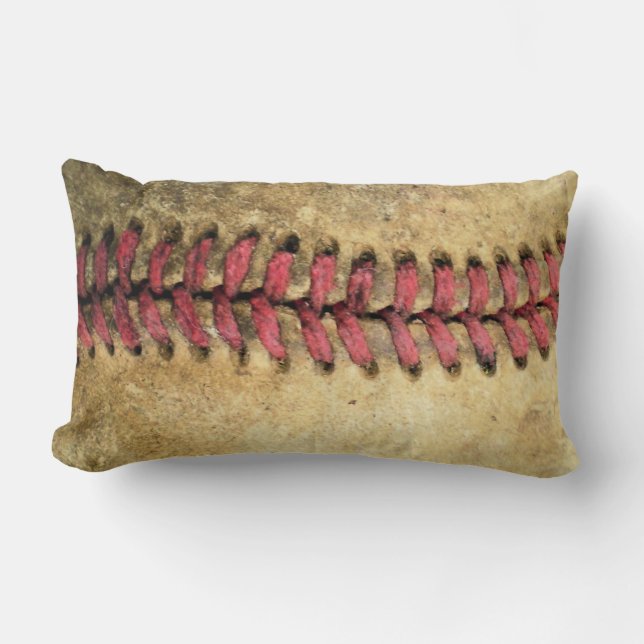 Vintage Baseball Lumbar Cushion (Front)