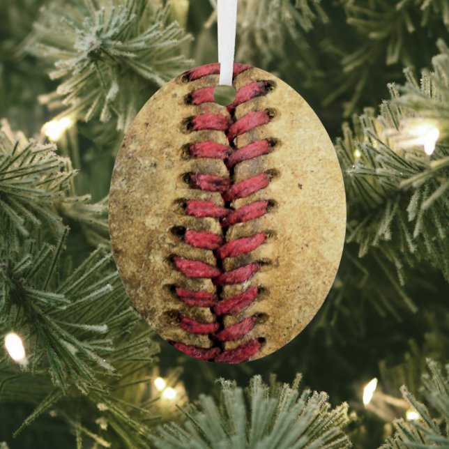 Vintage Baseball Metal Tree Decoration (Insitu)