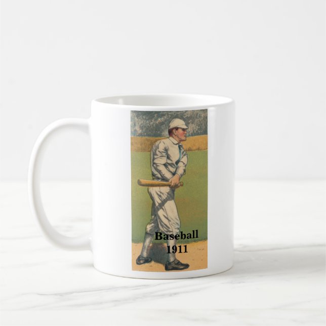 Vintage Baseball Mug 1911 (Left)